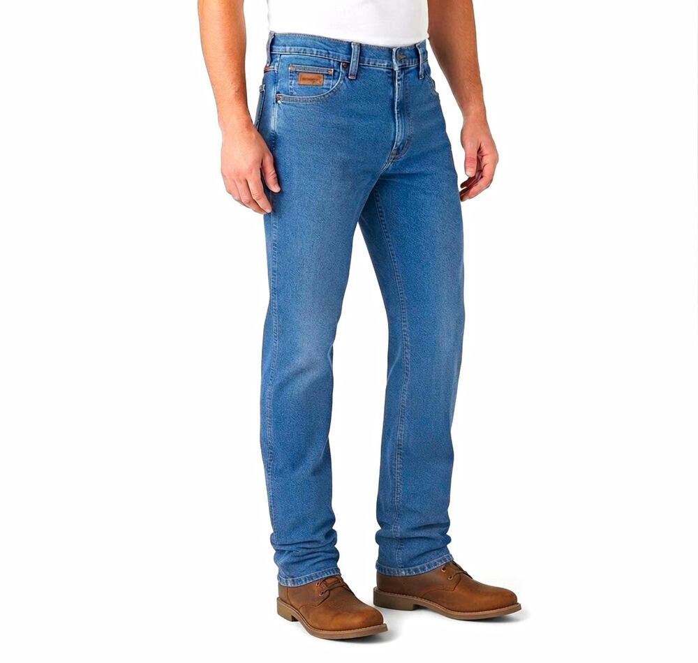 NWT Wrangler Five Star Heritage Regular Fit Stretch Jeans 38x34 Blue⁠ Denim
